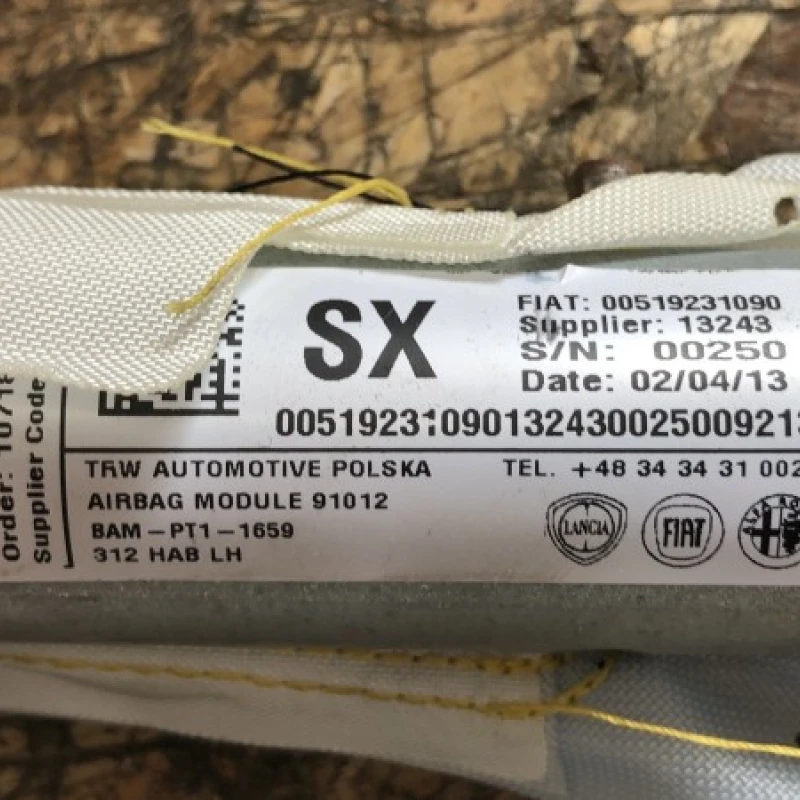 Airbag cortina stanga / Fiat 500 500 2013 / Interior