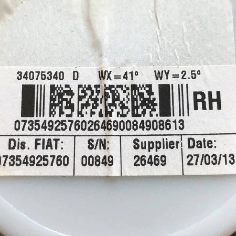 Centura dreapta spate / Fiat 500 500 2013 / Interior