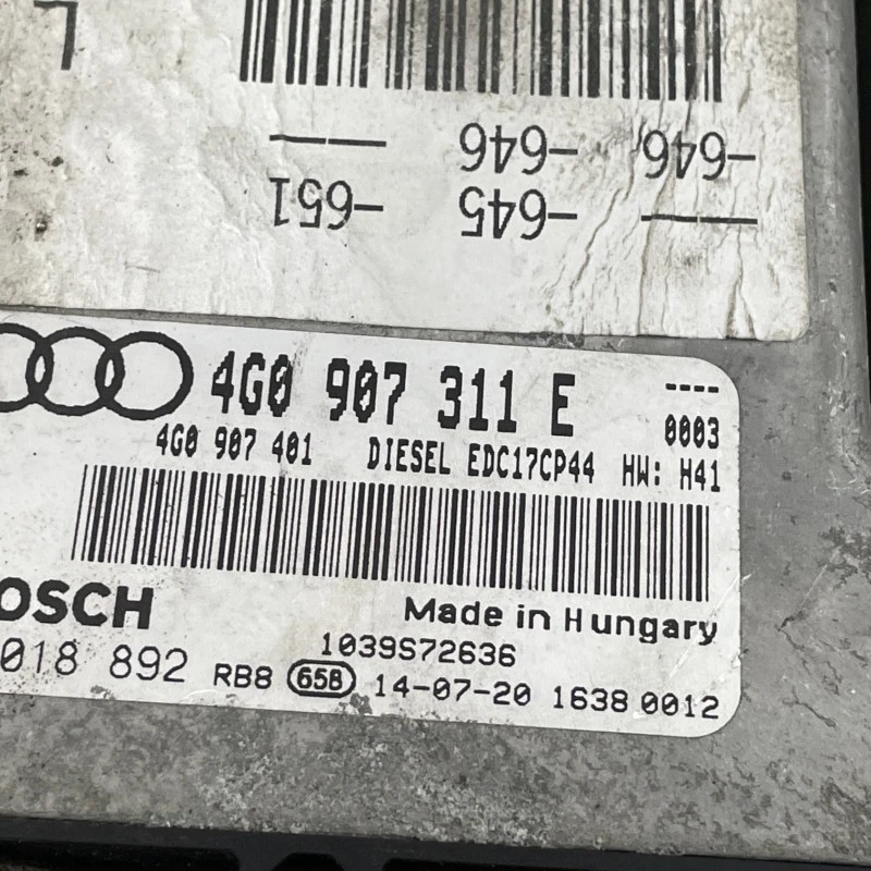 Calculator motor ecu / Audi A6 C7 2014 / Audio si electronice