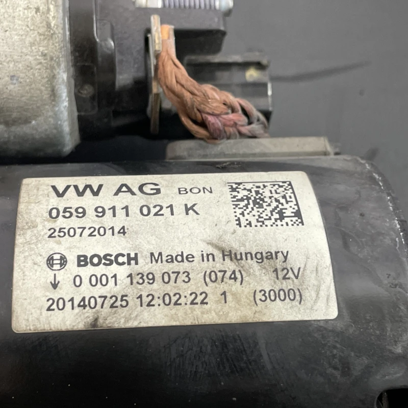 Electromotor demaror / Audi A6 C7 2014 / Motor, racire si evacuare