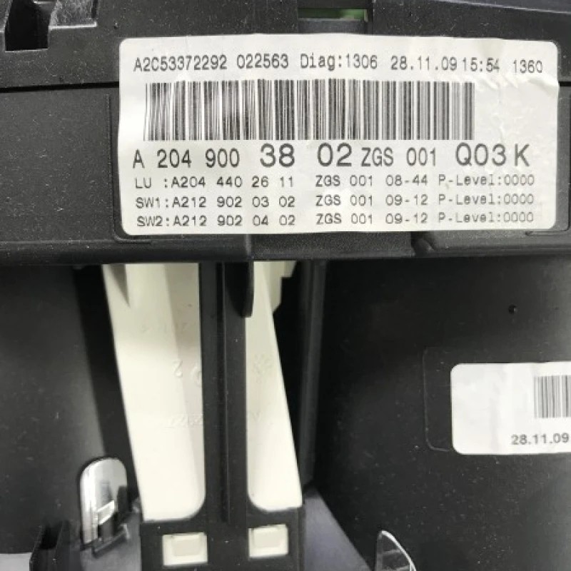 Ceas bord / Mercedes-Benz GLK Class X204 2009 / Interior