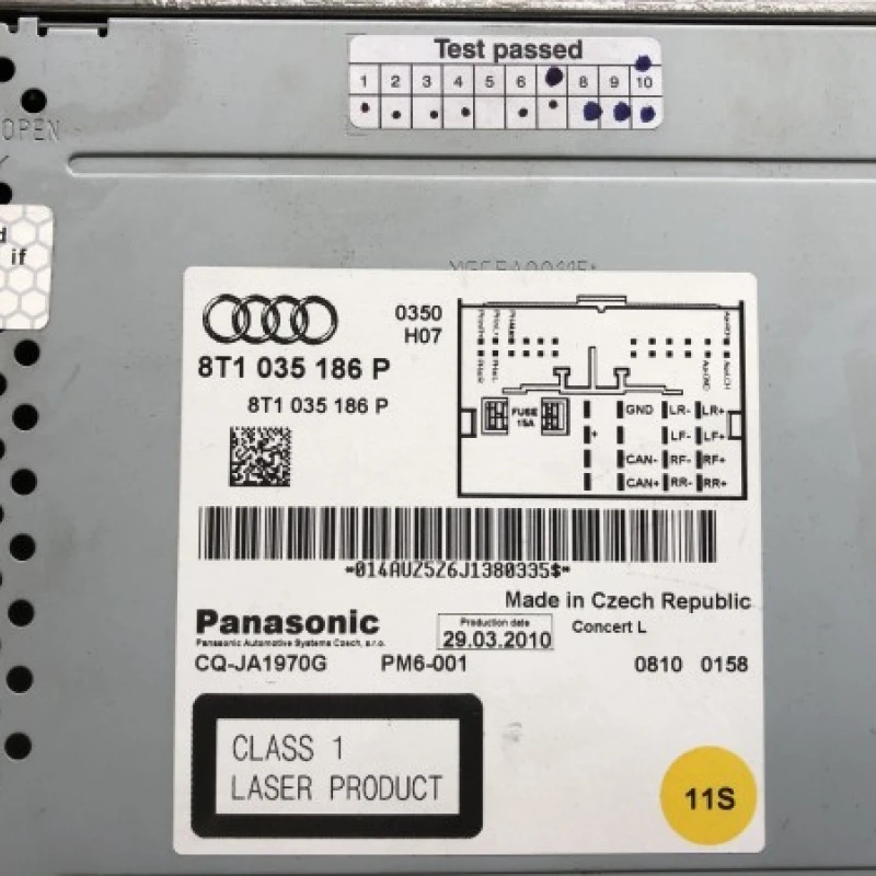 Radio CD / Audi A5 8T 2010 / Audio si electronice
