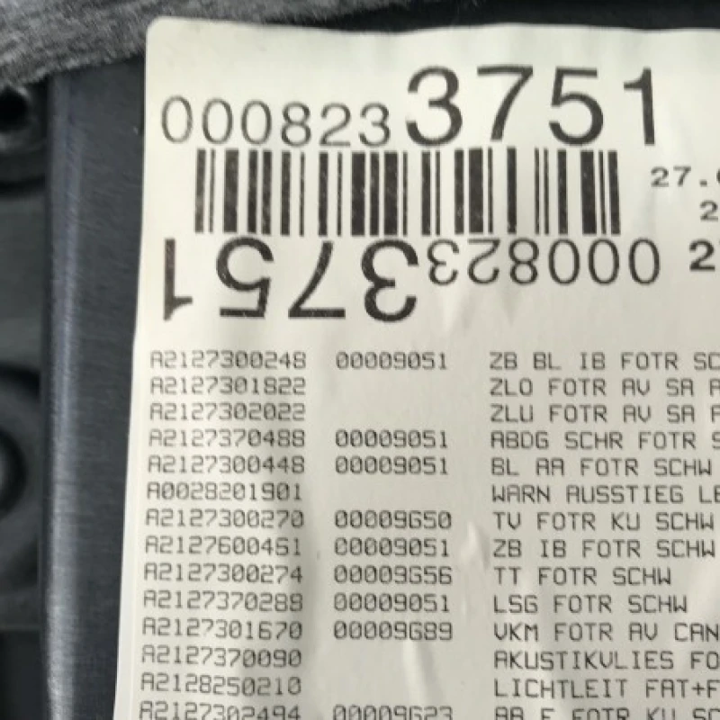 Panou tapiterie usa dreapta spate / Mercedes-Benz E Class W212 2010 / Interior