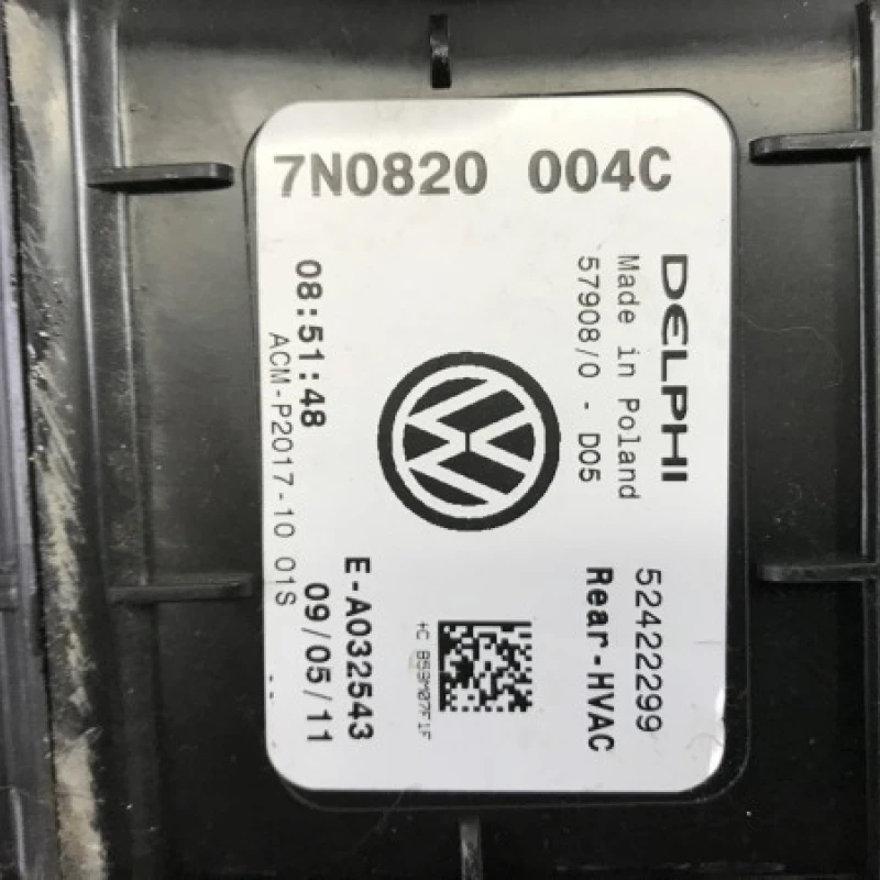 Tulumba aer spate completa / Volkswagen Sharan 7N 2011 / Motor, racire si evacuare