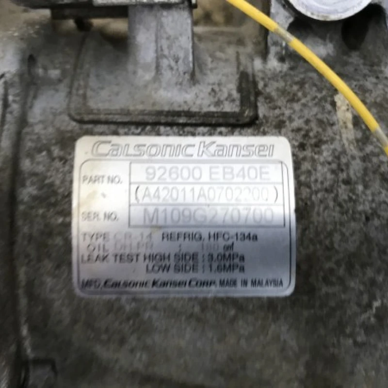 Compresor AC / Nissan Navara D40 2010 / Climatizare