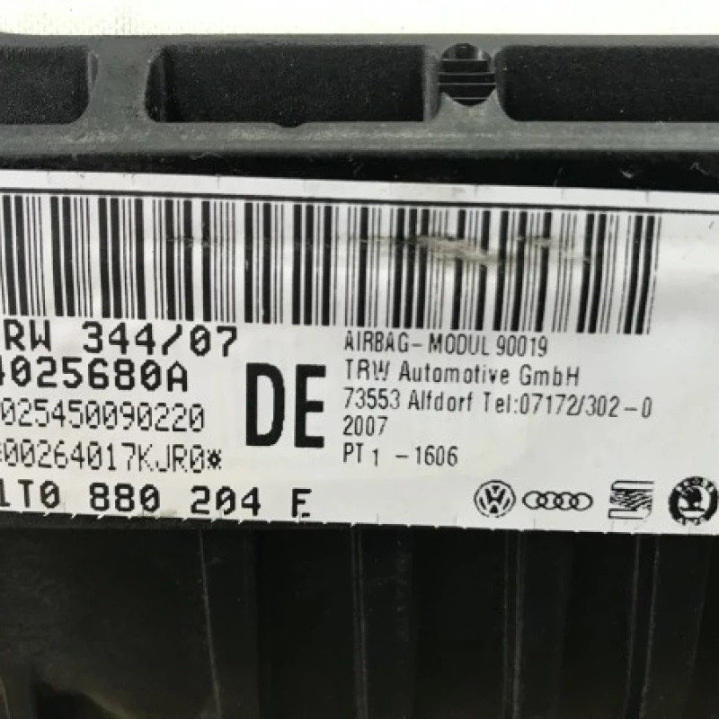 Airbag pasager / Volkswagen Touran 1T 2008 / Interior