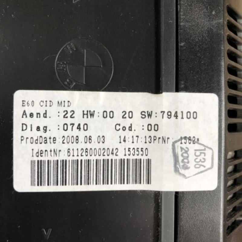 Display ecran navigatie / BMW Seria 5 E60 2008 / Audio si electronice