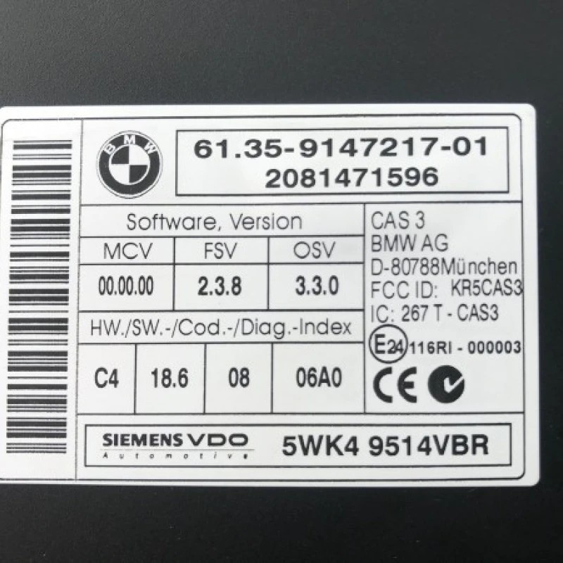 Calculator confort / BMW Seria 5 E60 2008 / Audio si electronice