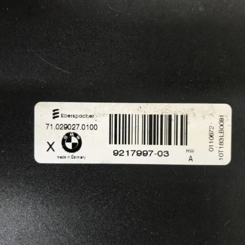 Incazitor pasager spate sub scaun stanga / BMW Seria 5 F10 2010 / Climatizare