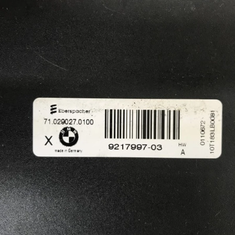 Incazitor pasager spate sub scaun stanga / BMW Seria 5 F10 2010 / Climatizare