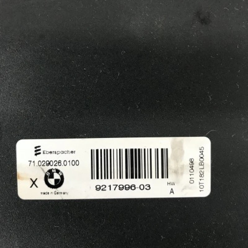 Incalzitor pasager spate sub scaun / BMW Seria 5 F10 2010 / Climatizare