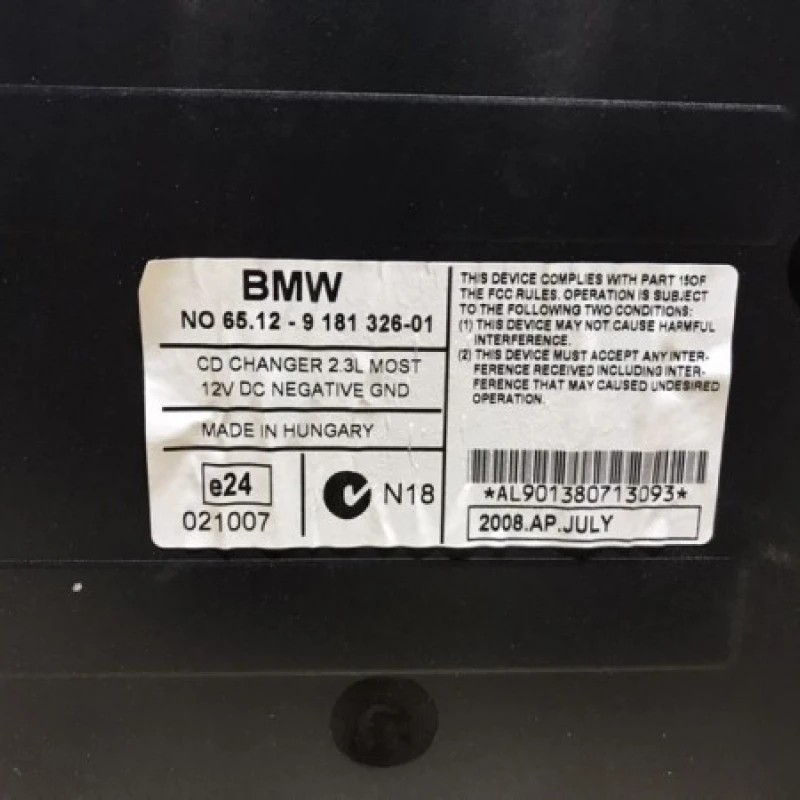 Magazie CD / BMW Seria 1 E87 2008 / Audio si electronice