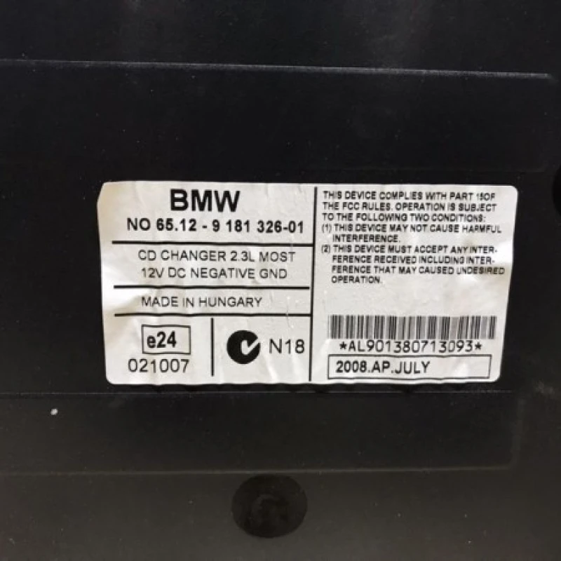 Magazie CD / BMW   2008 / Audio si electronice