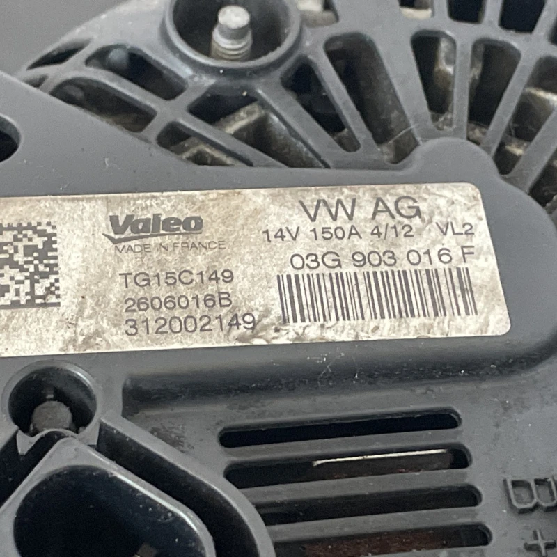 Alternator / Audi   2013 / Motor, racire si evacuare