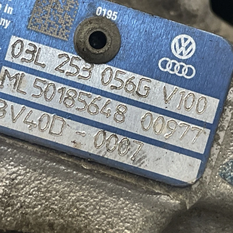 Turbosuflanta turbo turbina / Volkswagen   2012 / Motor, racire si evacuare