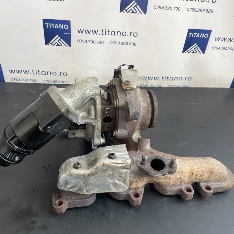 Turbosuflanta turbo turbina / Volkswagen Tiguan 5N facelift 2012 / Motor, racire si evacuare