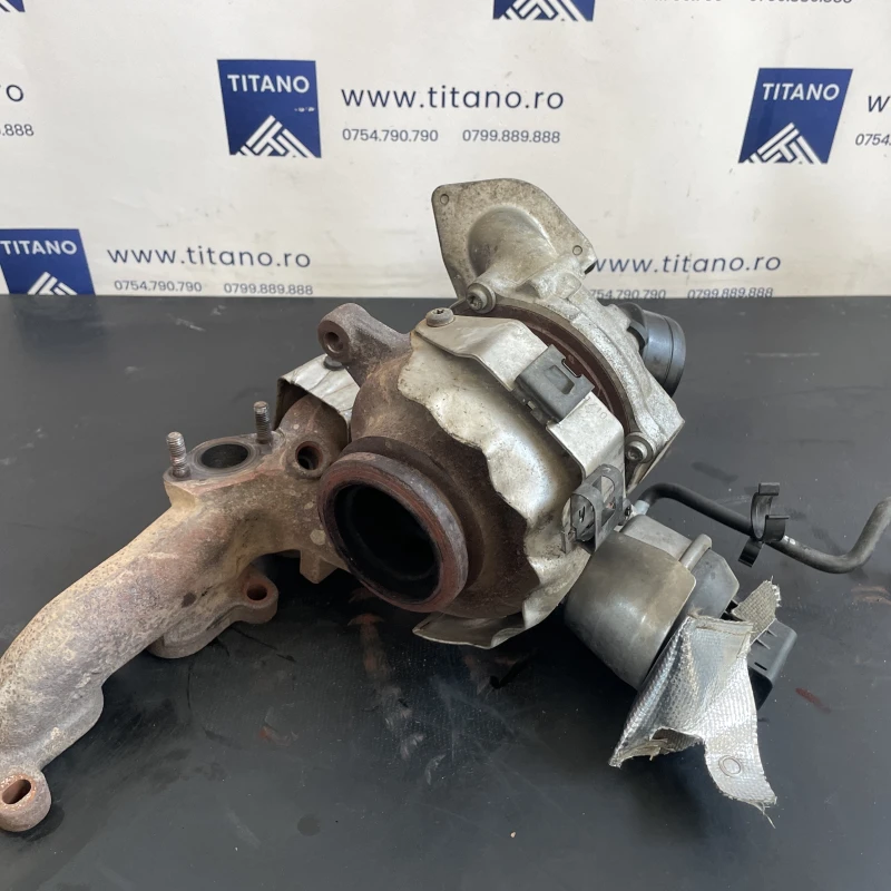 Turbosuflanta turbo turbina / Volkswagen Tiguan 5N facelift 2012 / Motor, racire si evacuare