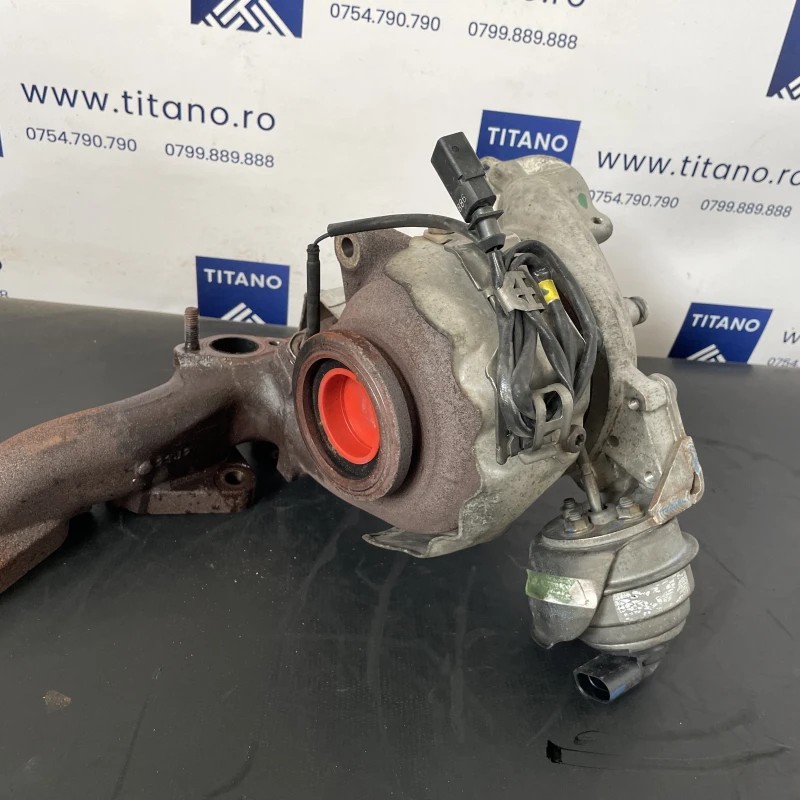 Turbosuflanta turbo turbina / Skoda Superb II 3T 2011 / Motor, racire si evacuare