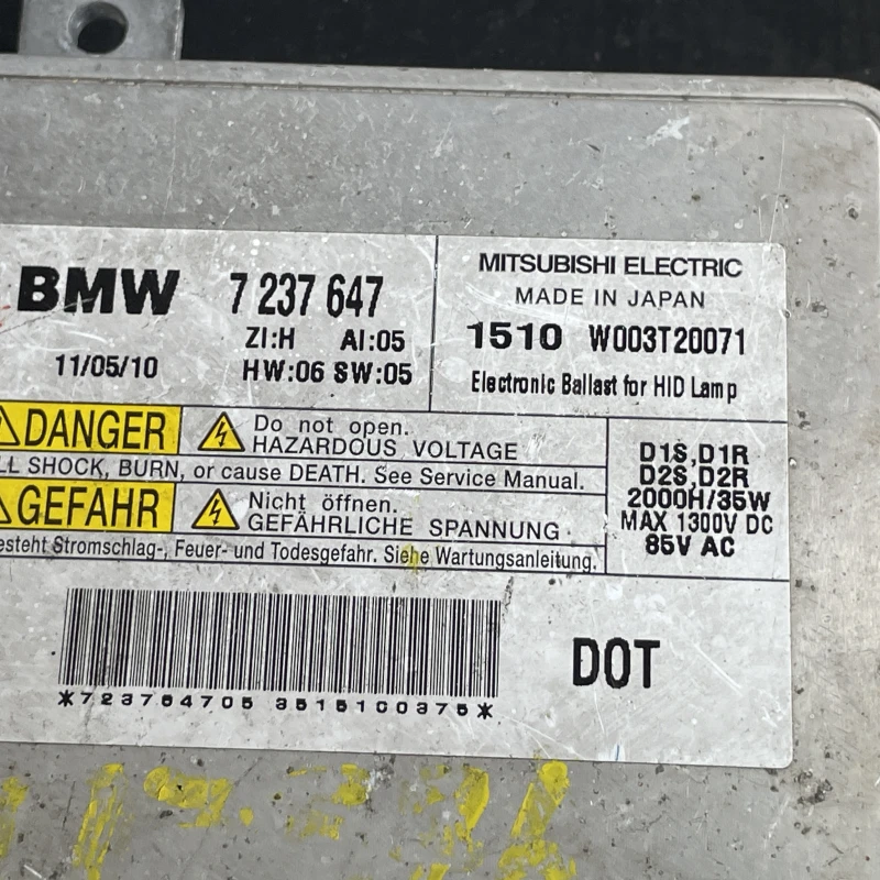 Balast droser xenon / BMW Seria 3 E91 LCI 2011 / Caroserie, oglinzi si faruri