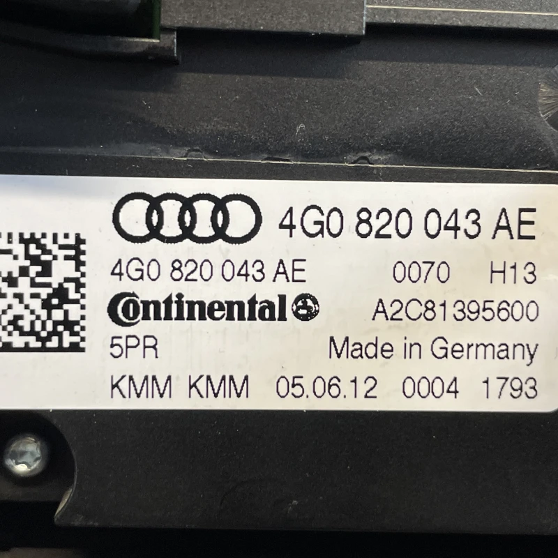 Panou climatronic / Audi A6 Allroad C7 2013 / Climatizare