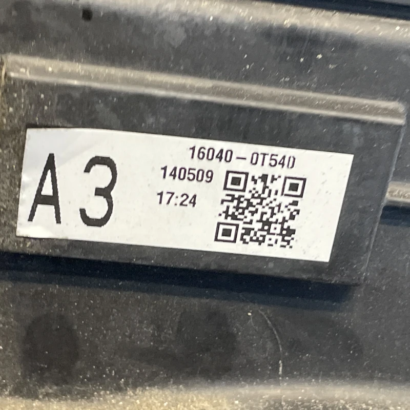 Set radiatoare / Toyota Auris E180 2014 / Motor, racire si evacuare