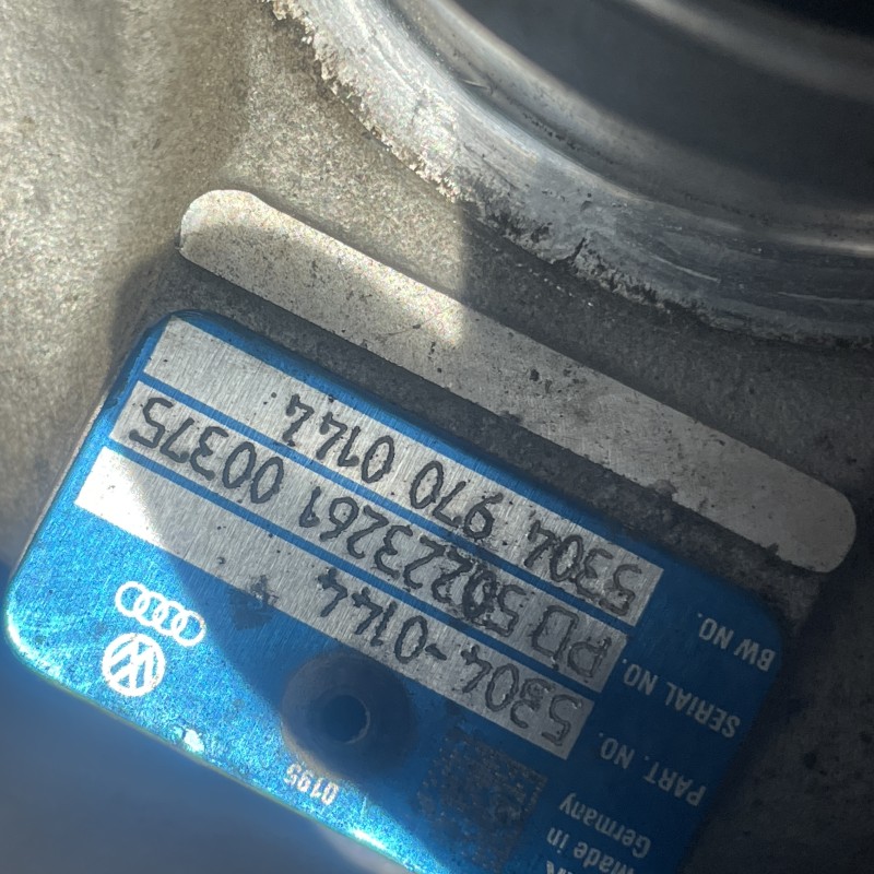 Turbosuflanta turbo turbina / Volkswagen Amarok Amarok 2013 / Motor, racire si evacuare