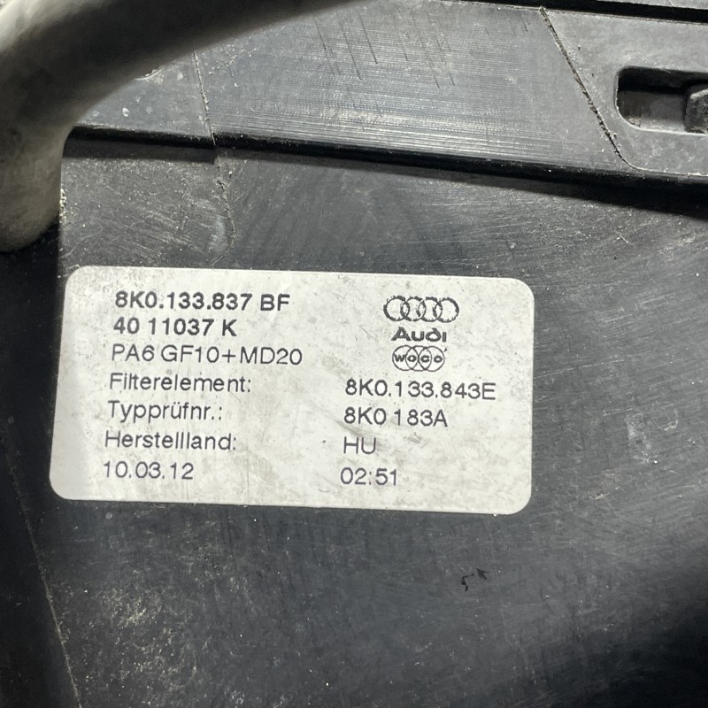 Carcasa filtru aer / Audi Q5 8R 2012 / Motor, racire si evacuare