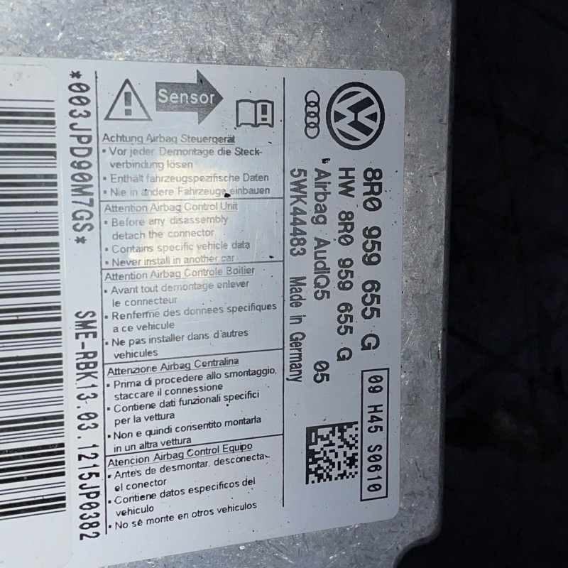 Calculator airbag / Audi Q5 8R 2012 / Audio si electronice