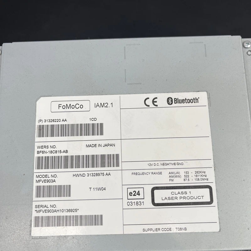 Radio CD / Volvo V60 V60 2014 / Audio si electronice