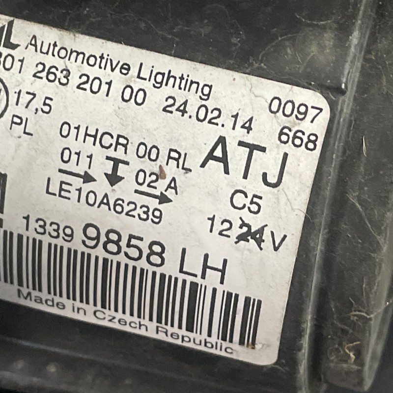 Far stanga / Opel Zafira C 2014 / Caroserie, oglinzi si faruri