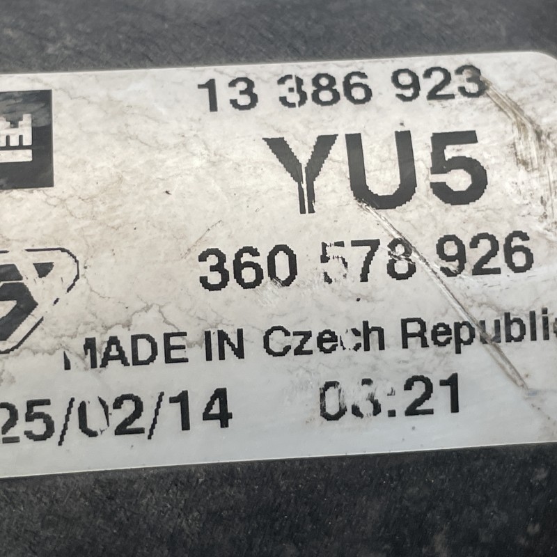 Furtun intercooler / Opel Zafira C 2014 / Motor, racire si evacuare