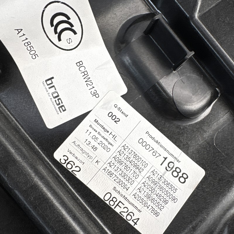 Macara geam stanga spate / Mercedes-Benz E Class W213 2020 / Caroserie, oglinzi si faruri