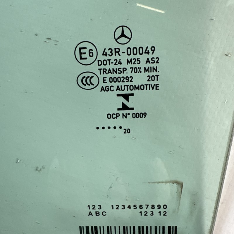 Geam stanga spate / Mercedes-Benz E Class W213 2020 / Caroserie, oglinzi si faruri