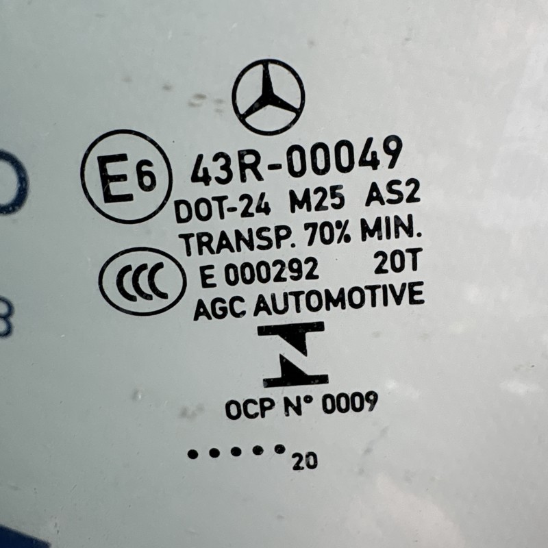 Geam stanga spate / Mercedes-Benz E Class W213 2020 / Caroserie, oglinzi si faruri