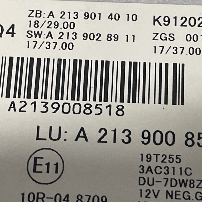 Display navigatie ecran / Mercedes-Benz E Class W213 2020 / Audio si electronice