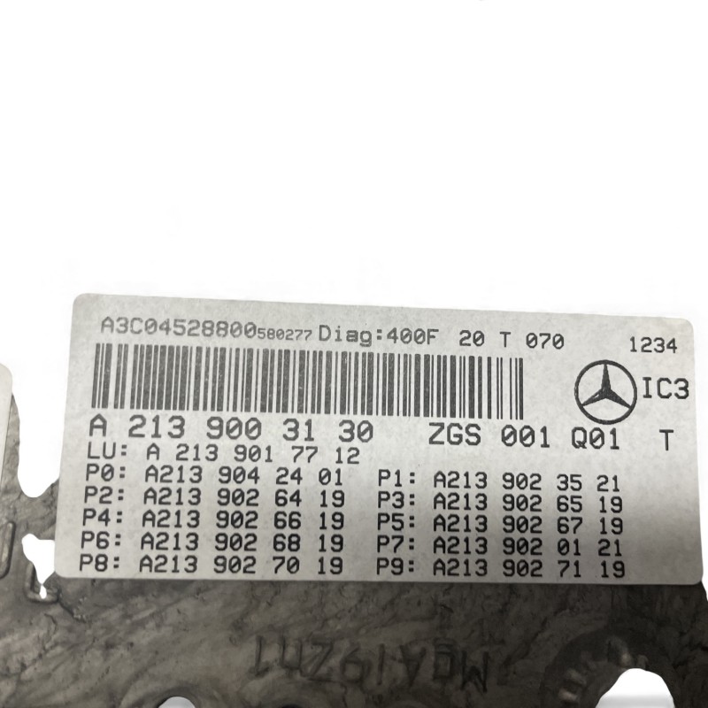 Ceas bord / Mercedes-Benz E Class W213 2020 / Audio si electronice