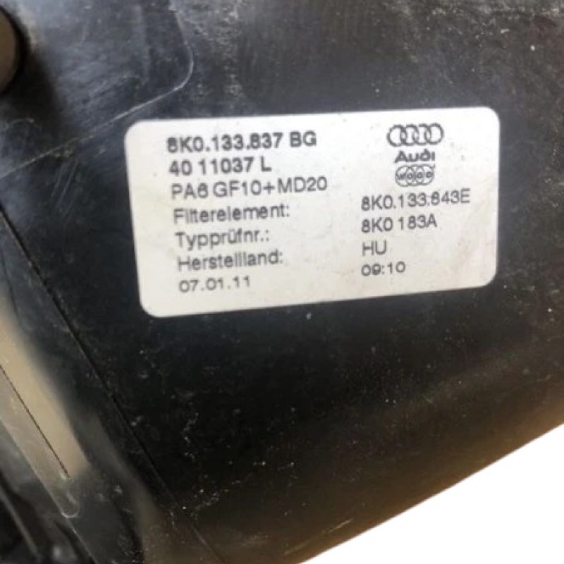 Carcasa filtru aer / Audi A4 B8 2011 / Motor, racire si evacuare