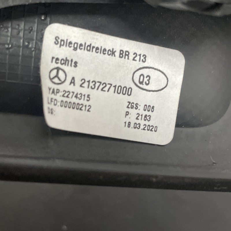 Tweeter  dreapta / Mercedes-Benz E Class W213 2020 / Audio si electronice