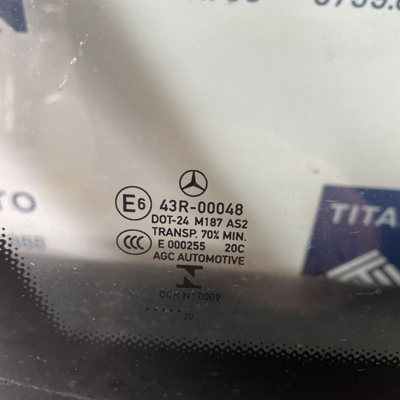 Geam stanga spate mic / Mercedes-Benz E Class W213 2020 / Caroserie, oglinzi si faruri