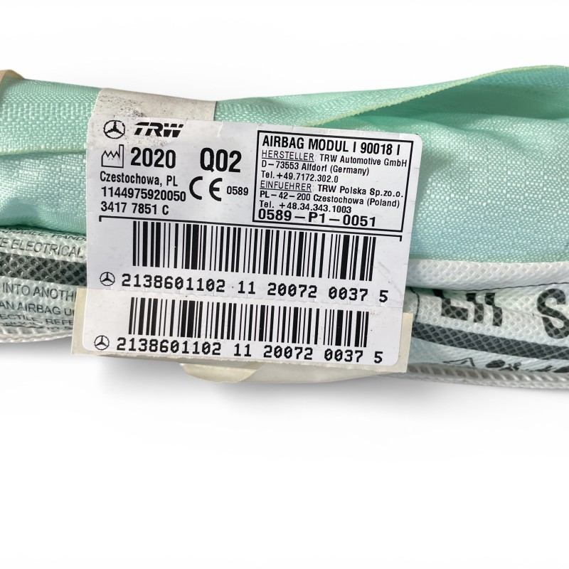 Airbag cortina stanga / Mercedes-Benz E Class W213 2020 / Interior