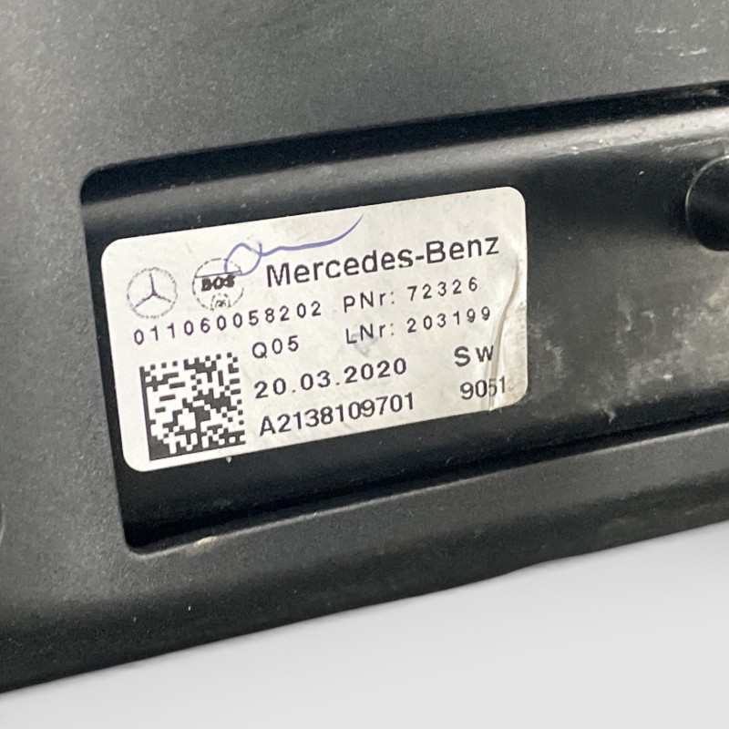 Rulou portbagaj / Mercedes-Benz E Class W213 2020 / Interior