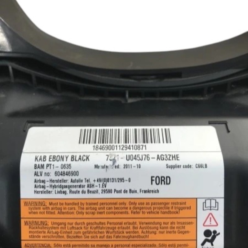 Airbag genunchi / Ford Mondeo MK4 2012 / Interior