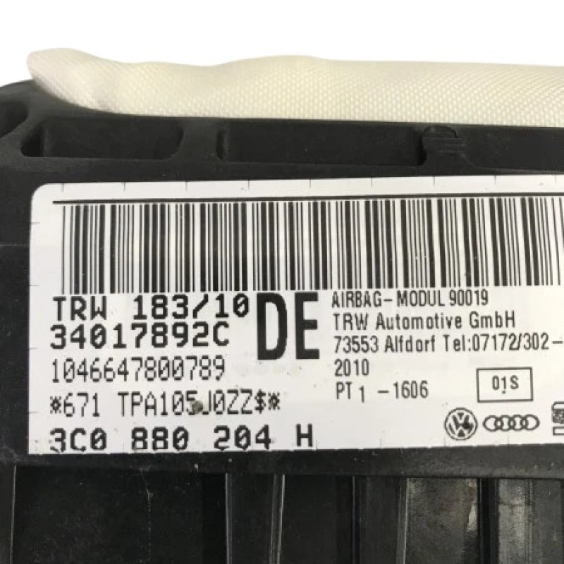 Airbag pasager / Volkswagen Passat B6 2010 / Interior