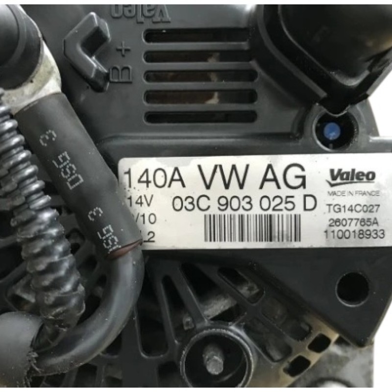 Alternator / Volkswagen Passat B6 2010 / Motor, racire si evacuare
