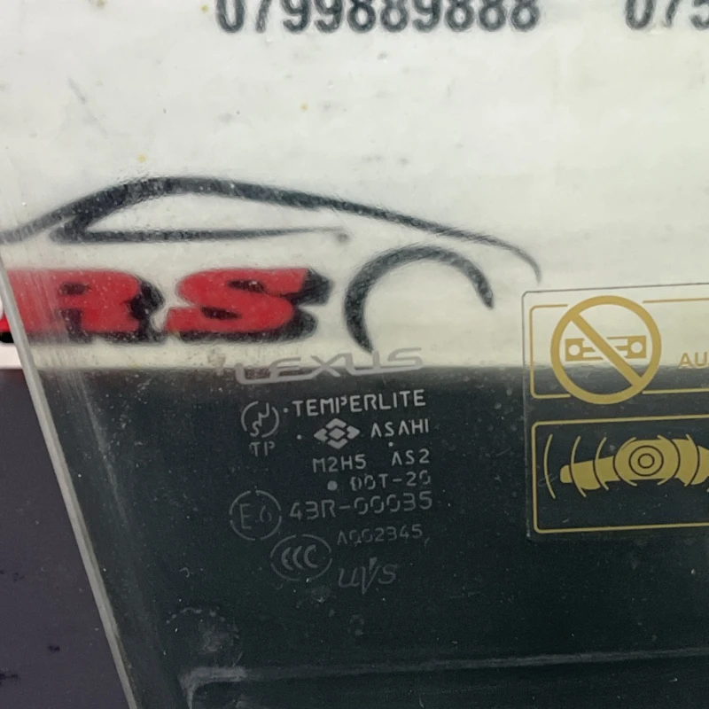 Geam dreapta fata / Lexus RX 400h XU30 2007 / Caroserie, oglinzi si faruri