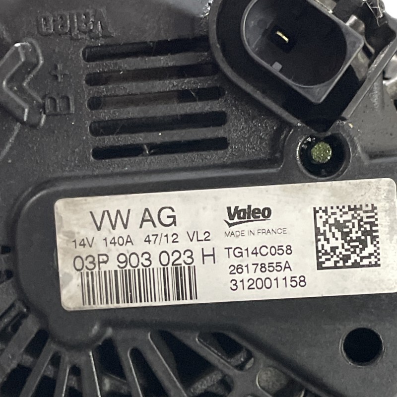 Alternator / Volkswagen Polo 6R 2013 / Motor, racire si evacuare