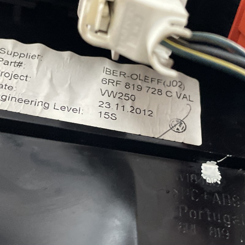 Grila aer bord / Volkswagen Polo 6R 2013 / Interior