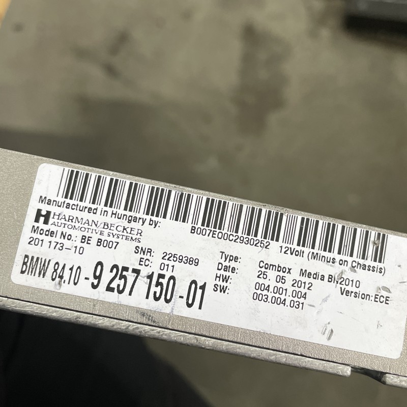 Modul bluetooth / BMW Seria 3 F30 2013 / Audio si electronice