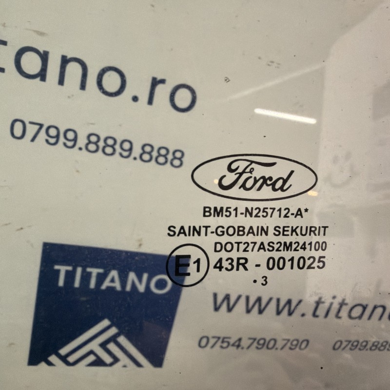 Geam dreapta spate / Ford Focus MK3 2015 / Caroserie, oglinzi si faruri