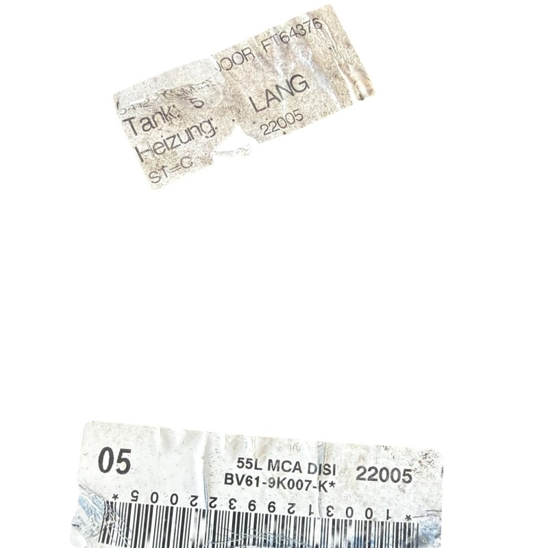 Rezervor combustibil / Ford Focus MK3 2015 / Motor, racire si evacuare